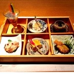 じどりや 穏座 - （2015.12）前菜６種
