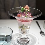 レストランエール - 野菜のパフェ