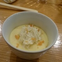 いわ志 本店 - かぶらの茶碗蒸しにタップリの蟹身ほぐしとカラスミ
