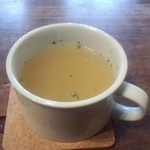 ツム・シュバルツェン・カイラー - コーンの風味が楽しめるスープです