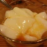 四川食房 福龍 - ランチの杏仁豆腐