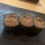 匠 進吾 - 鮟肝とスイカの奈良漬の巻物