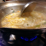 ちゃんこ芝松 - 2016/01_メニュー〆はごはんとたまご