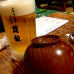 2016/01_メニュー生ビールとちゃんこ用のお椀