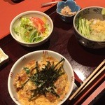 そば季寄 武蔵屋 - 牡蠣とじ丼セット