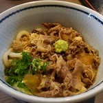 うどん番長 - 肉ぶっかけ(温)わさびは危険www