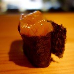 寿し おおはた - ［2016/01］(昼)おまかせにぎり(6480円)・青柳小柱軍艦巻き