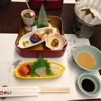 がんこ 高瀬川二条苑 - はな紅（コース4600円）の前菜。