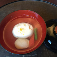 水暉 ザ・リッツ・カールトン京都 - コース料理「丹頂」スープ