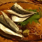 酒場ペリカン - 真イワシの刺身　250円