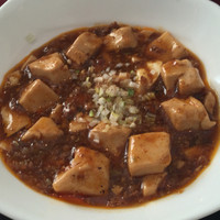 謝朋殿 仙台店 - 2016年1月。坦々麺セットのハーフ麻婆豆腐。