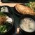 鎌倉 六弥太 - 料理写真:鎌倉バーグ御膳、ミニちりめん山椒丼
