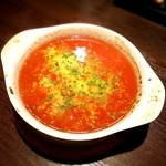 鮮紅的番茄湯