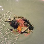 IL TEATRINO DA SALONE - 前菜３：豚ホホ アニス 縮みほうれん草（2016.1）