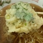 つるやラーメン店 - 天ぷら醤油ラーメン(2016.01)
