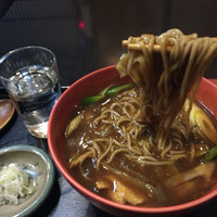 日本橋 やぶ久 - 激辛口1200円 そばがよく絡んでいる
