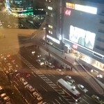 東京純豆腐 - 窓からの夜景