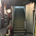 TUBO CAFE - 怪しい階段を登ります
