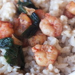 矮仔成蝦仁飯 - 蝦仁飯（エビ飯45元）　ｘ3.6円=162円