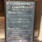 TOKUSHIMA COFFEE WORKS - ランチメニューボード