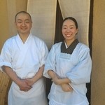 祇園もりわき - ご主人と女将さんの素敵なお見送りの笑顔(^O^)