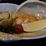 祇園もりわき - のどグロの塩焼きとなまこのみぞれ和え！