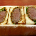 ステーキハウス新吾 - ■フィレカツサンド 6300円
