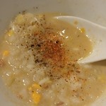 がふうあん - あんこうのつけ麺-雑炊サービス(2016/1)