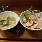 がふうあん - あんこうのつけ麺(2016/1)