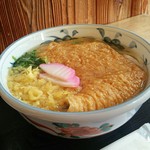 讃州 - 手揚げの大きなおあげうどん[\750]