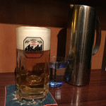 chichica - 生ビール（アサヒ）500円。