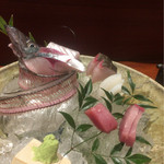 魚匠 銀平 - 再訪。鯛飯コース 造里盛合せ。