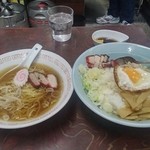 酔来軒 - 酔来丼(400円)＋小ラーメン(200円)