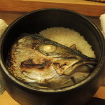 赤坂 詠月 - 鰤の炊き込みご飯2016.1