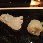 鮨 とかみ - 平目　ネギ巻き