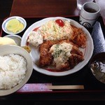 Kyuube - チキン南蛮定食　￥750