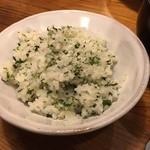 かつ良 - シソの混ぜご飯