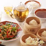 “花茶和小笼包”+料理套餐