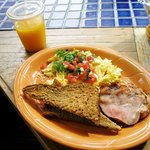Blue Water Taco Grill - breakfast plate w burrito
