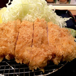 とんかつ いわい - 六白黒豚 特選ロースかつ定食 120g（1,650円）