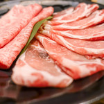 Niku Kaiseki Yukawa - しゃぶしゃぶ用お肉