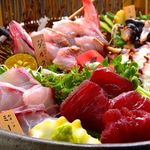 Sashimi of seasonal fish
