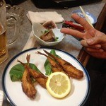 おばちゃまの店ようこそ - フグのから揚げ