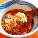 そば処まるた - 赤辛に〆のごはん