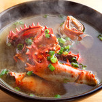 Hanasaki crab gun soup from Akkeshi