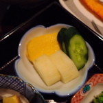 金沢マンテンホテル - 朝飯：漬け物