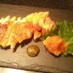 手打ちそば八轟 - 大山鶏岩塩焼き