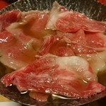 Yunoka Matsunoyu - 夕食：山形牛・牛鍋
