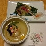 湯の香 松の湯 - 夕食：鰈西京焼、七宝煮