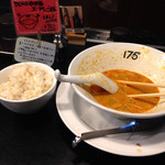 175°DENO担担麺 - 残ったスープにぃ•••